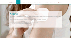 Desktop Screenshot of adhexpharma.com